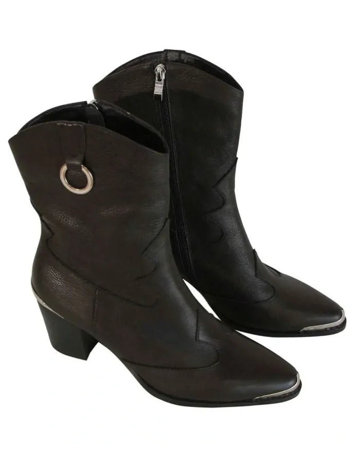 Belle & Bloom Dallas Western Boot in Vintage Black