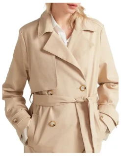Belle & Bloom Empirical Trench Coat in Brown