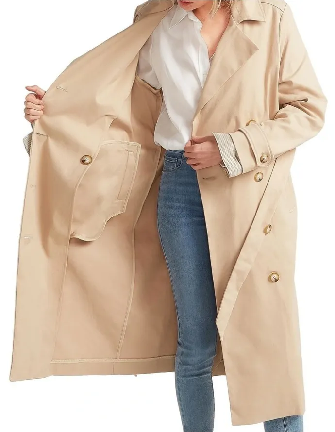 Belle & Bloom Empirical Trench Coat in Brown