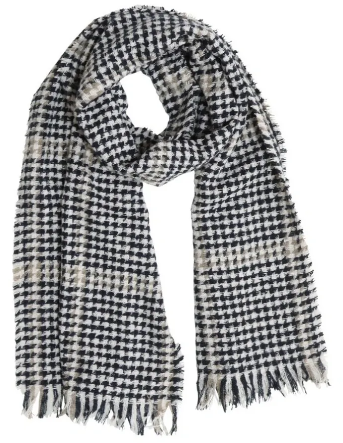 Belle & Bloom Espresso Scarf in Black