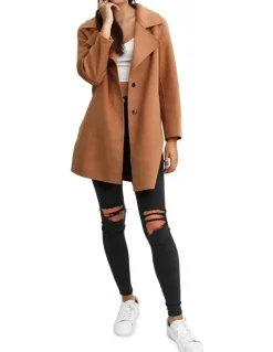 Belle & Bloom Ex-Boyfriend Wool Blend Jacket in Camel