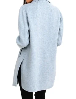 Belle & Bloom Ex-Boyfriend Wool Blend Jacket in Light Blue
