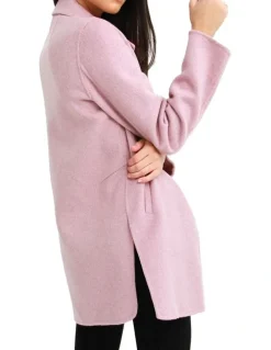 Belle & Bloom Ex-Boyfriend Wool Blend Jacket in Lilac