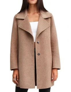Belle & Bloom Ex-Boyfriend Wool Blend Jacket in Oat