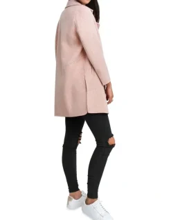 Belle & Bloom Ex-Boyfriend Wool Blend Jacket in Blush