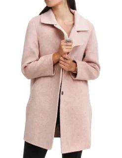 Belle & Bloom Ex-Boyfriend Wool Blend Jacket in Blush