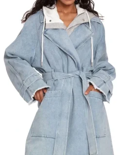 Belle & Bloom Fresh Boyfriend Jacket in Stonewash
