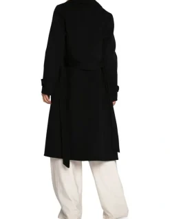 Belle & Bloom Front Runner Belted Coat in Black