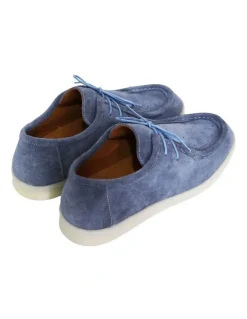 Belle & Bloom Heatwave Suede Boat Shoes in Blue