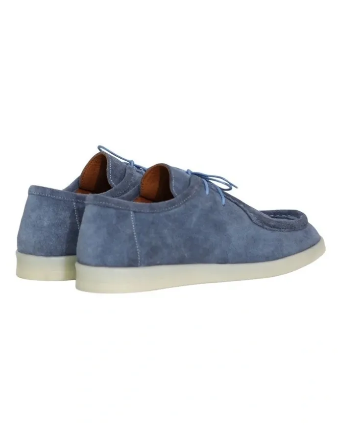 Belle & Bloom Heatwave Suede Boat Shoes in Blue
