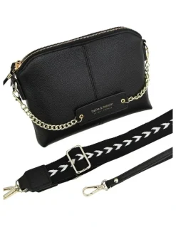 Belle & Bloom Honey Cross-Body Bag in Black