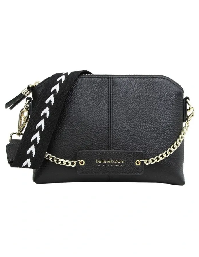 Belle & Bloom Honey Cross-Body Bag in Black