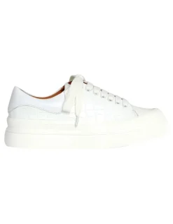 Belle & Bloom Just A Dream White Croc Leather Sneaker