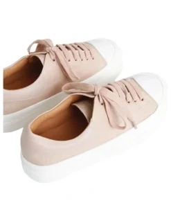 Belle & Bloom Just A Dream Blush Croc Leather Sneaker