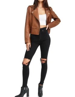 Belle & Bloom Just Friends Leather Jacket