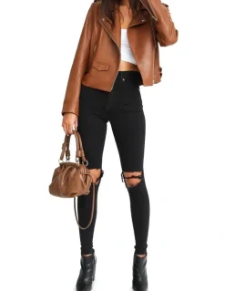 Belle & Bloom Just Friends Leather Jacket