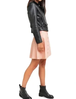 Belle & Bloom Just Friends JUF100BLK Black Leather Jacket