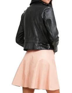 Belle & Bloom Just Friends JUF100BLK Black Leather Jacket