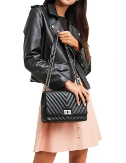 Belle & Bloom Just Friends JUF100BLK Black Leather Jacket