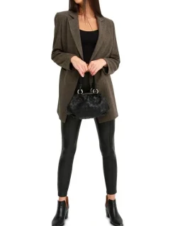 Belle & Bloom Kensington Oversized Coat in Brown