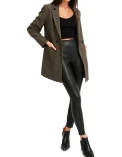 Belle & Bloom Kensington Oversized Coat in Brown