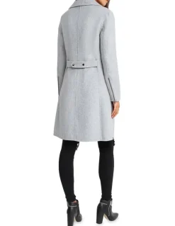 Belle & Bloom Last Chance Wool Blend Moto Coat