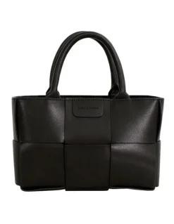 Belle & Bloom Little Love Woven Crossbody Bag in Black