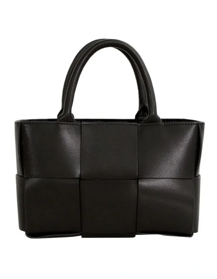 Belle & Bloom Little Love Woven Crossbody Bag in Black