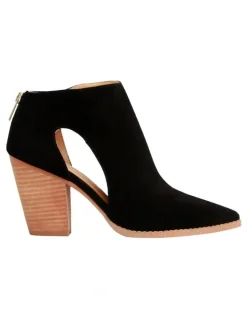 Belle & Bloom Midnight Special Black Suede Ankle Boot
