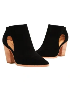 Belle & Bloom Midnight Special Black Suede Ankle Boot