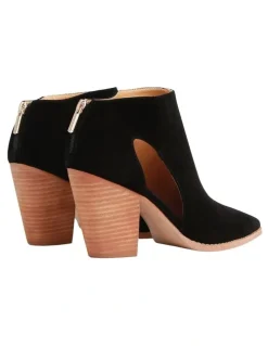 Belle & Bloom Midnight Special Black Suede Ankle Boot