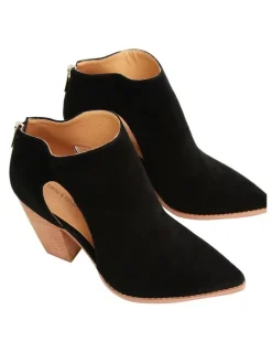 Belle & Bloom Midnight Special Black Suede Ankle Boot