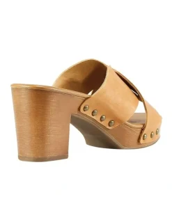 Belle & Bloom Midtown Clog Mule in Tan