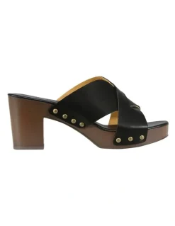Belle & Bloom Midtown Clog Mule in Black