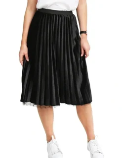 Belle & Bloom Mixed Feelings Black Reversible Skirt