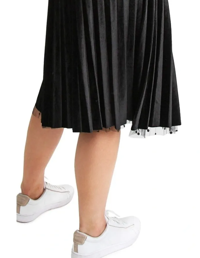 Belle & Bloom Mixed Feelings Black Reversible Skirt