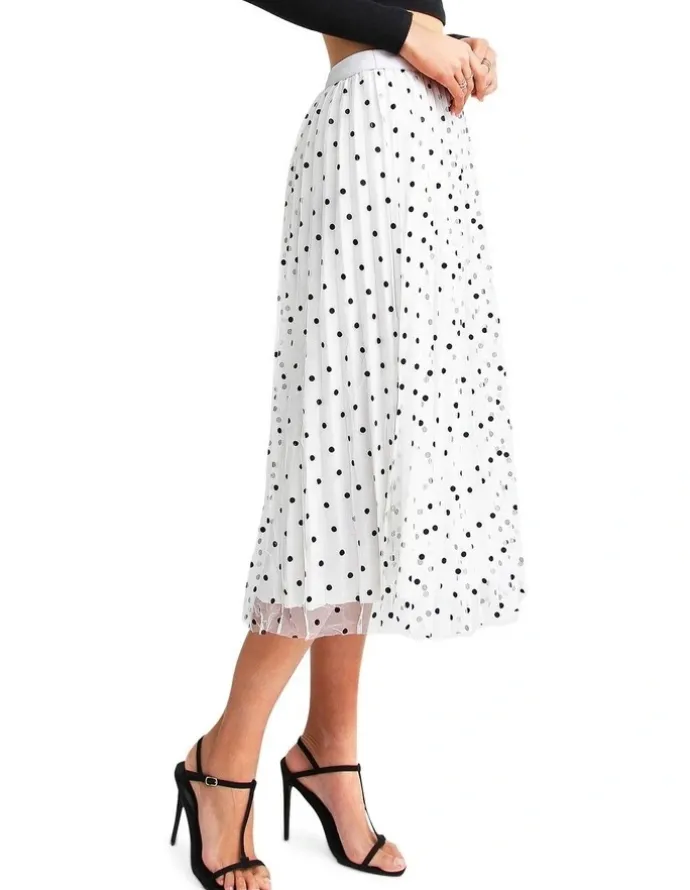 Belle & Bloom Mixed Feelings White Reversible Skirt