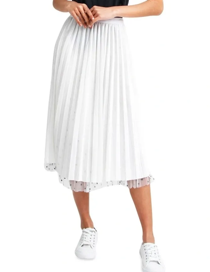 Belle & Bloom Mixed Feelings White Reversible Skirt