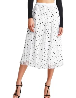 Belle & Bloom Mixed Feelings White Reversible Skirt