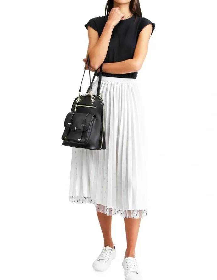 Belle & Bloom Mixed Feelings White Reversible Skirt