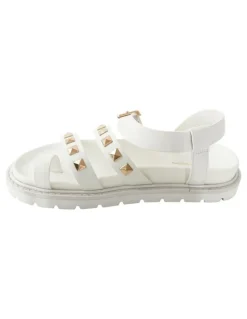 Belle & Bloom Morning Mood Chunky Stud Sandal in Cream