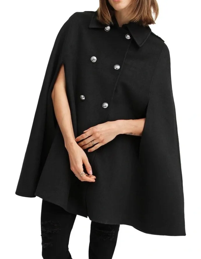 Belle & Bloom On My Mind Wool Blend Cape