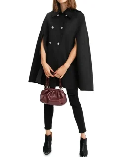 Belle & Bloom On My Mind Wool Blend Cape