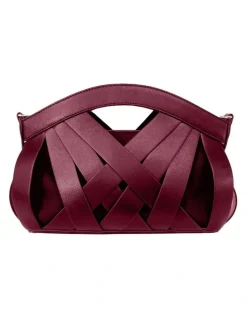 Belle & Bloom One More Night Crossbody Bag in Burgundy
