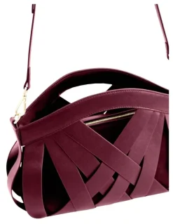 Belle & Bloom One More Night Crossbody Bag in Burgundy