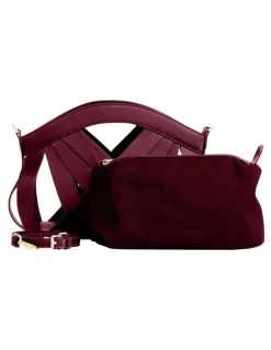 Belle & Bloom One More Night Crossbody Bag in Burgundy