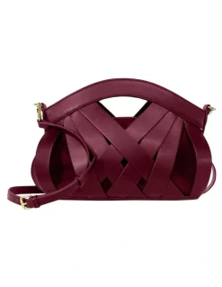 Belle & Bloom One More Night Crossbody Bag in Burgundy