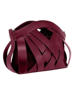 Belle & Bloom One More Night Crossbody Bag in Burgundy