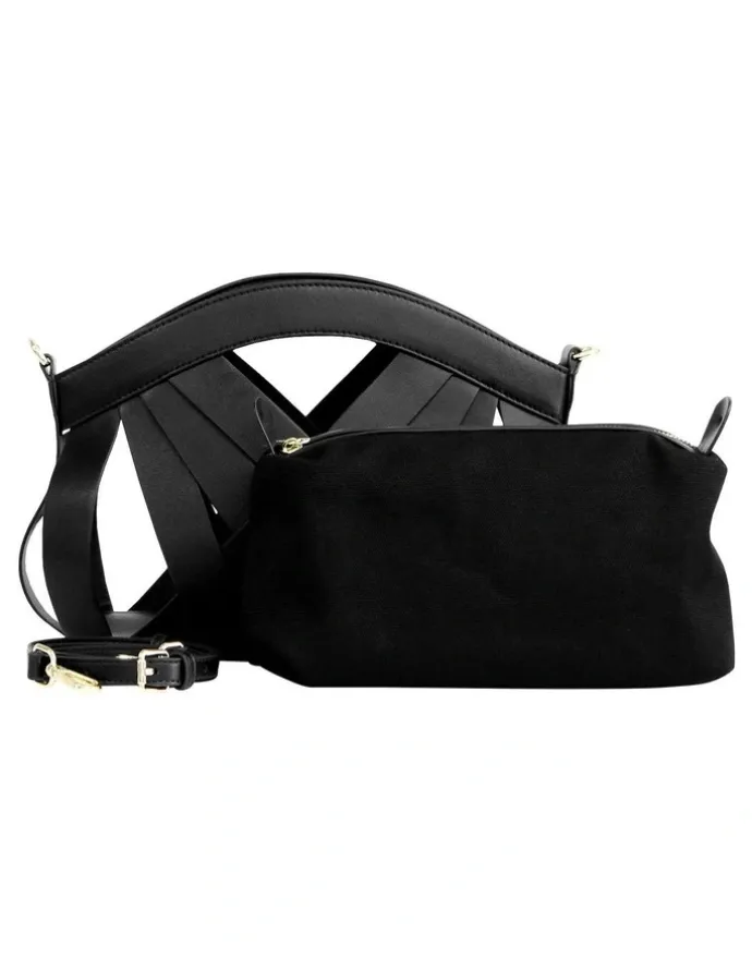 Belle & Bloom One More Night Crossbody Bag in Black