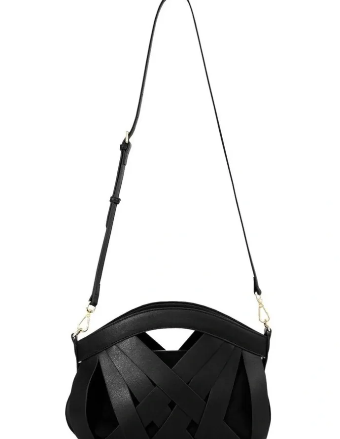 Belle & Bloom One More Night Crossbody Bag in Black